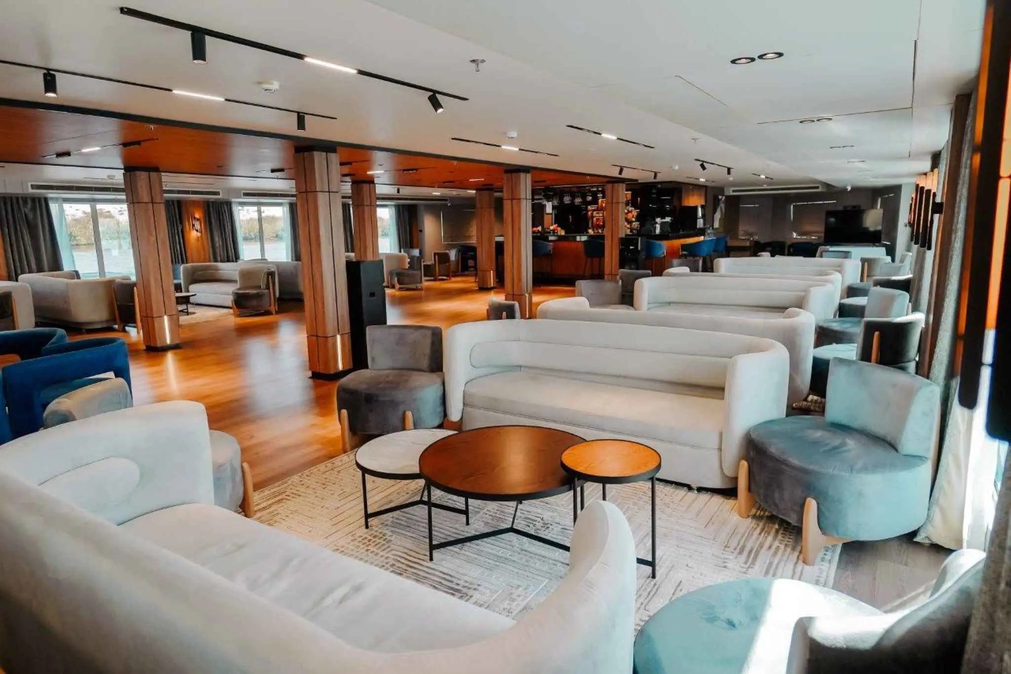 Lounge aboard the MS Miriam Nile Cruise Nile cruise